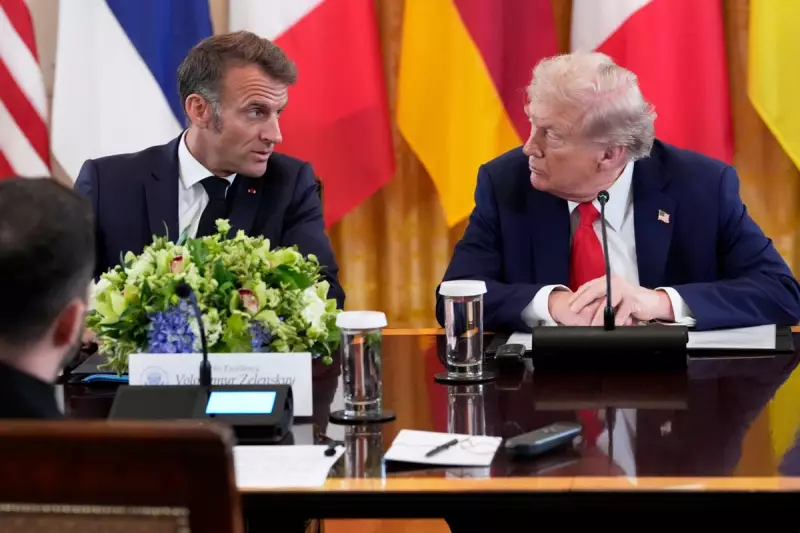 Macron's Bombshell Claim: Trump Allegedly Revealed Secret Plan to Halt Ukraine Aid in Exchange for Russia Ending War