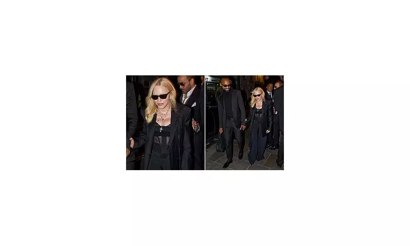 Madonna's Daring Style: Pop Icon Turns Heads with Busty Display on Romantic Stroll with Boyfriend Akeem Jeffries