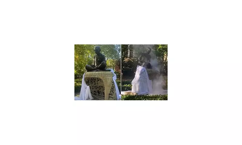 Mahatma Gandhi Statue Defaced with 'Terrorist' Graffiti in London Park