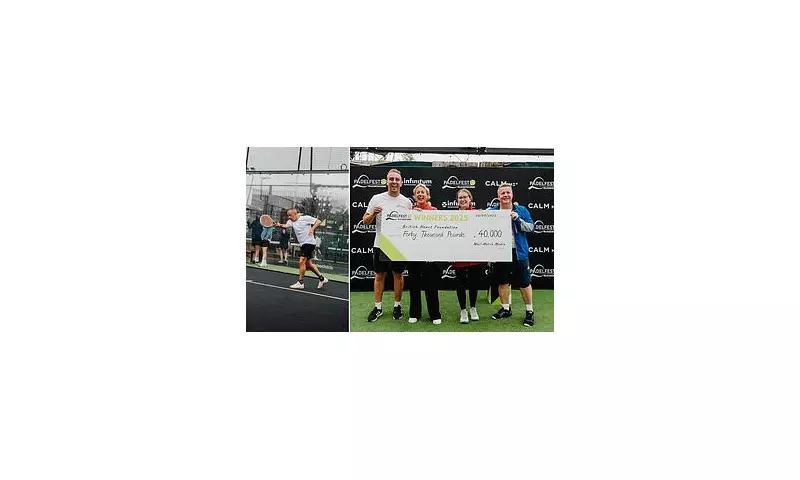 Mail Metro Media Smashes £40k Target for British Heart Foundation in Star-Studded Padel Tournament