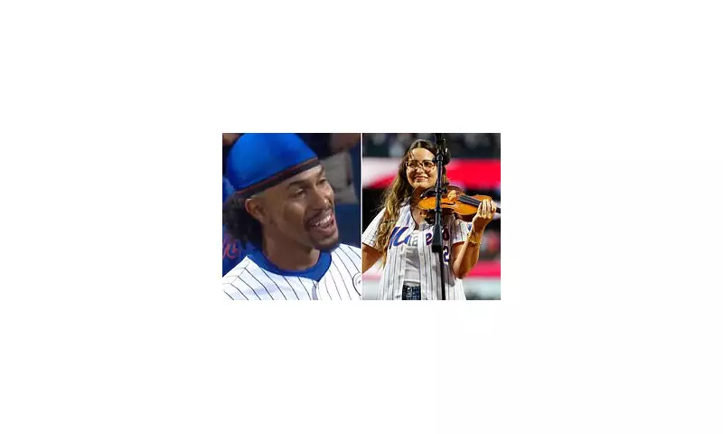 Mets Star Francisco Lindor's Wife Sparks Fury by Kneeling During US National Anthem | Daily Mail