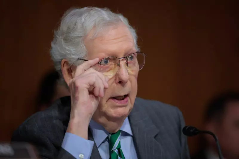 Mitch McConnell Sparks Fury with Controversial WWII Analogy on Ukraine Aid