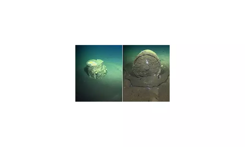 Mystery of the 'UFO Barrels': Scientists Baffled by Strange Halo-Shaped Objects Found on California Seabed | Daily Mail