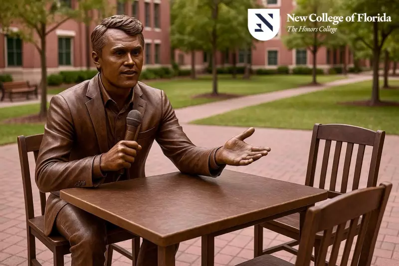 New College Florida Sparks Outrage with Plan to Replace 'Diversity' Statue with Charlie Kirk Monument