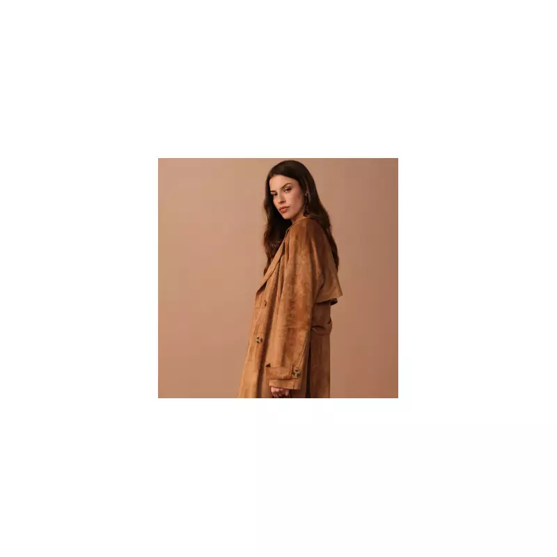 New Look's Faux Suede Trench Coat Slashed to £35 in Must-Have Autumn Style Steal