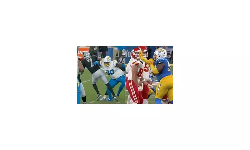 NFL Fury as Chiefs Star Travis Kelce Flattened by Vicious Cheap Shot | Video