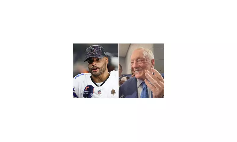 NFL Reporter Sparks Fury With Bizarre 'Lock Up' Question to Dak Prescott About Jerry Jones