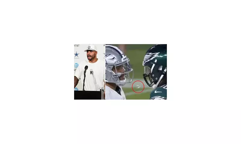NFL Spitting Scandal: Eagles' Jalen Carter and Cowboys' Dak Prescott in Heated Sideline Spat Leading to Ejection | Daily Mail