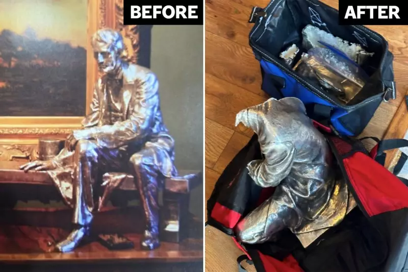 Priceless Silver Abraham Lincoln Statue Stolen in Brazen Louisiana Heist