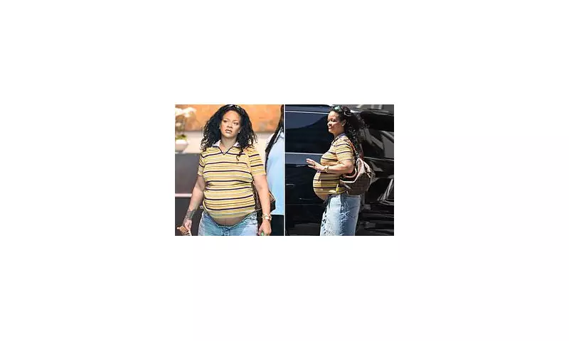 Rihanna's Maternity Style: Pregnant Star Rocks Cropped Top in London Ahead of Second Baby's Arrival