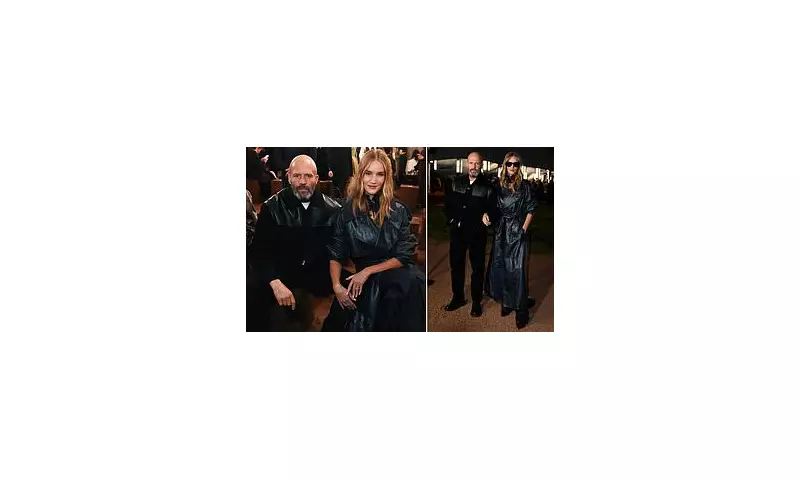 Rosie Huntington-Whiteley & Jason Statham's Rare London Outing: A Masterclass in Understated Glamour at Burberry Show