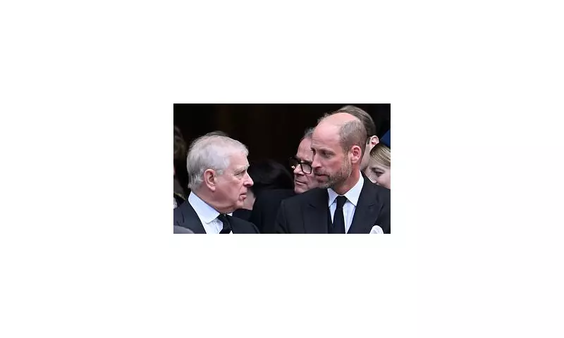 Royal Rift Revealed: William's 'Chilling' Snub of Andrew at Funeral Signals King's Firm Stance