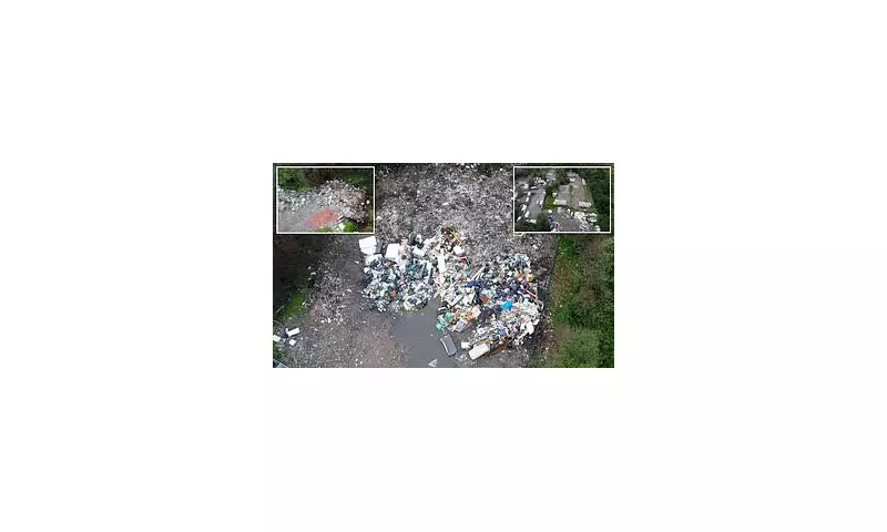 Shocking Images Reveal Taxpayer-Funded Traveller Site Left Buried in Rubbish | UK Waste Crisis
