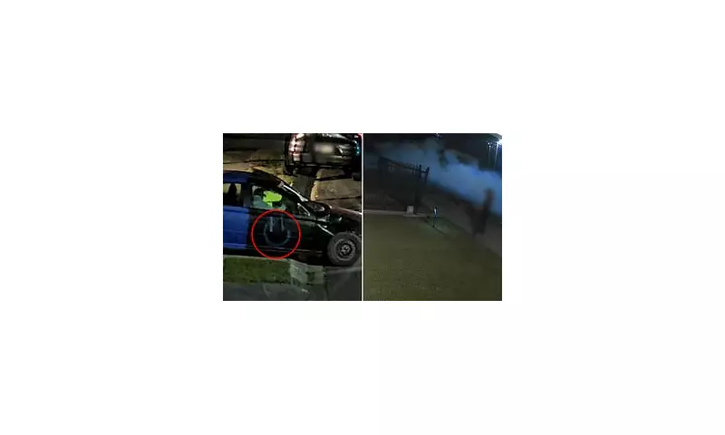 Shocking Moment Ford Falcon Rams Security Gate at Browns Plains Shopping Centre in Broad Daylight