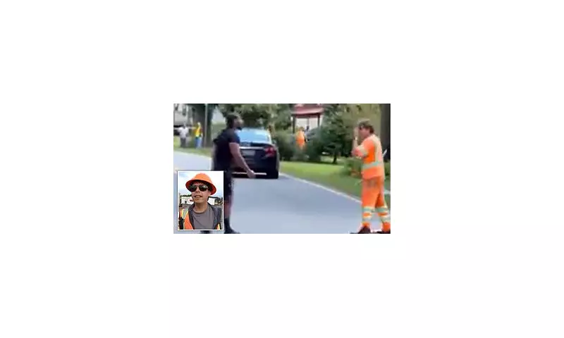 Shocking Road Rage Attack in Huntersville: Driver Assaults Construction Worker in Broad Daylight