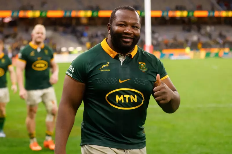Springboks Crisis: Key Prop Ox Nche Ruled Out of Rugby Championship Clash Against Argentina