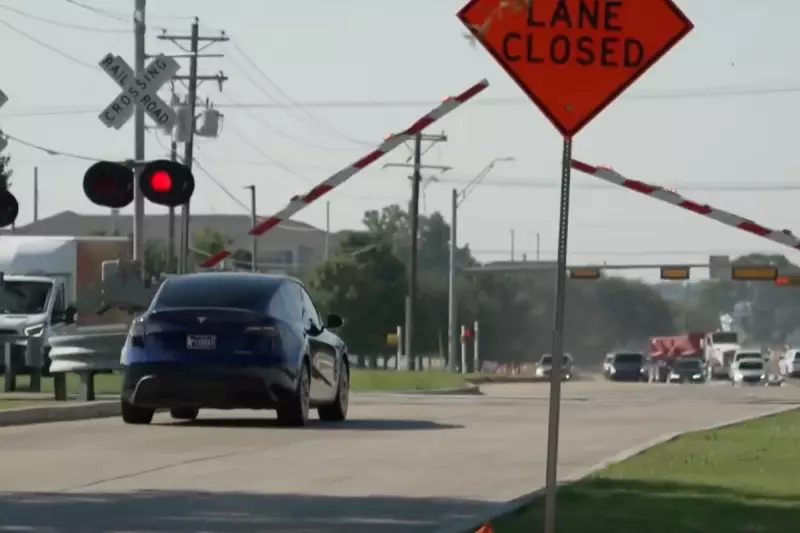 Tesla's 'Full Self-Driving' Faces Scrutiny After Near-Miss at UK Railroad Crossing
