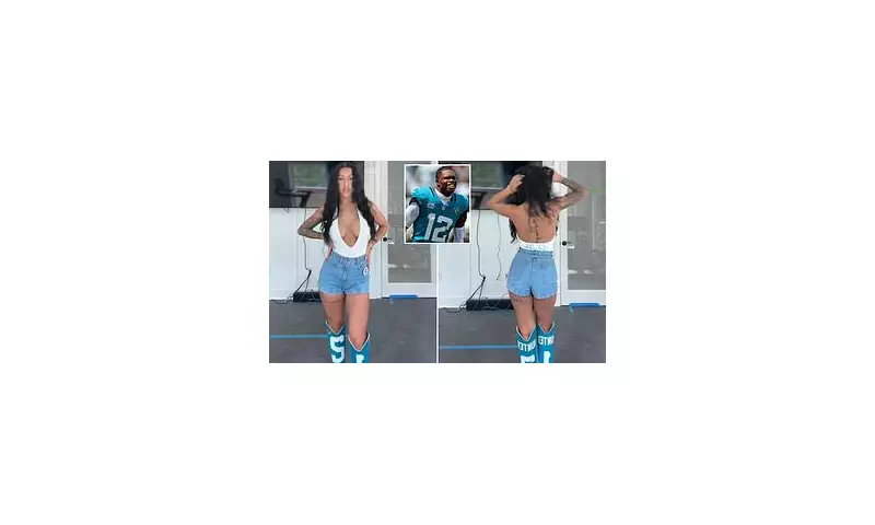 Travis Hunter's Wife Sparks Outrage with Busty NFL Debut Outfit on His Birthday