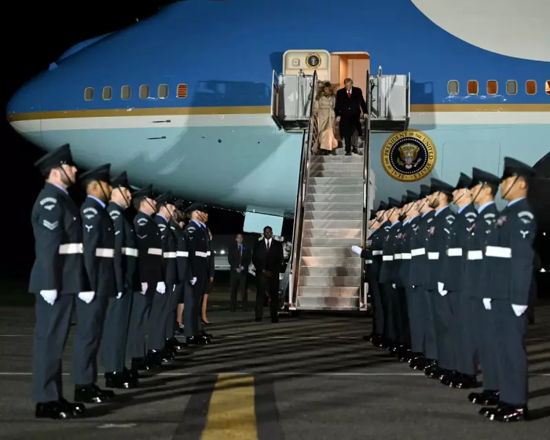Trump Touches Down in UK Amid Protests: Windsor Braces for Tumultuous State Visit