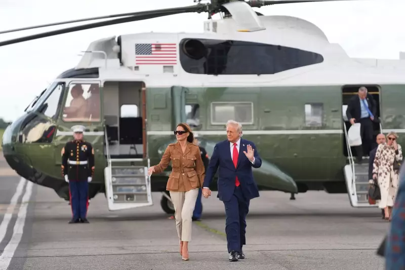 Trump's London Chopper Flight Sparks Outrage: 'Special Treatment' for Ex-President?