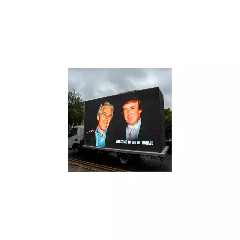 Trump's Mugshot Van Spotted Circling Westminster in Bizarre Tory Stunt