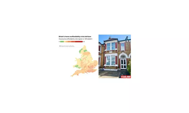 UK Property Crisis: Interactive Map Reveals Where Britons Can't Afford to Buy a Home
