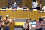 Activist Stages Bikini Protest at Florida School Board Meeting Over Book Ban Policy