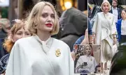 Angelina Jolie Debuts Stunning Blonde Bob For New Role In 'Anxious People' | London Film Set