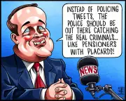 Ben Jennings' Scathing Cartoon Exposes Wes Streeting's 'Free Speech' Hypocrisy | The Guardian