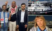 British Activist Poses with Hamas Leader After Joining Greta Thunberg's Gaza Flotilla