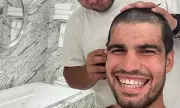 Carlos Alcaraz Debuts Hilarious Buzzcut at US Open | Tennis Star's Viral Haircut Promise Fulfilled