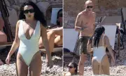 Charli XCX Stuns in Plunging White Swimsuit on Sicilian Honeymoon with The 1975's George Daniel | Daily Mail