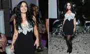 Demi Lovato Stuns in Sheer Black Dress at 'Night Music' Video Release Party in LA