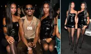Diddy's Daughters Twin in Black at NYFW Amid Father's Legal Turmoil