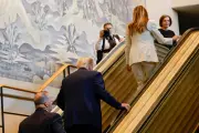 Donald Trump's Bizarre UN Escalator Rant: 'Melania Would Be My Beautiful Hostage'
