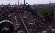 Dramatic Footage Captures Russian Freight Train Explosion in Suspected Sabotage Attack | Four Dead