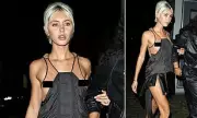 Iris Law Stuns in Sheer Outfit at Chiltern Firehouse for London Fashion Week Kickoff | Daily Mail