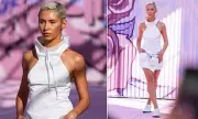 Iris Law Stuns in Sporty Chic Ensemble at New York Fashion Week | Daily Mail