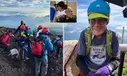 Japanese Nonagenarian and Her Daughter Conquer Mount Fuji in Historic Ascent