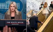 Karoline Leavitt's Fiery Demand: 'Turn On The Escalator!' - GOP Spokeswoman's Airport Standoff Goes Viral