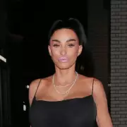 Katie Price Risks Major Wardrobe Malfunction in Daring Sheer Lace Dress