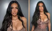 Kim Kardashian's Cleavage-Baring Photos Spark Controversy Amid Kanye West Documentary Silence | Daily Mail