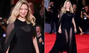 Léa Seydoux Stuns in Sheer Black Gown at Venice Film Festival's 'The Beast' Premiere | Daily Mail