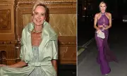 Lady Victoria Hervey & Nadiya Bychkova Dazzle at London Fashion Week | Daily Mail