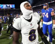 Lamar Jackson Shoves Bills Fan in Shocking Sideline Confrontation | NFL Security Under Scrutiny