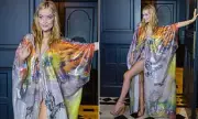 Laura Whitmore Stuns in Sequin Mini Dress at London Fashion Week | Leggy Display