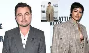 Leonardo DiCaprio & Braless Teyana Taylor Spark Buzz at NYC Screening | Daily Mail