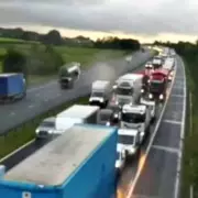 M6 Motorway Chaos: Lorry Inferno Sparks 12-Hour Closure and 10-Mile Queues