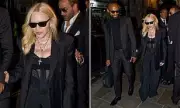 Madonna's Daring Style: Pop Icon Turns Heads with Busty Display on Romantic Stroll with Boyfriend Akeem Jeffries