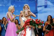 Miss America 2024 Winner Faces Backlash Over Makeup-Free Moment | Exclusive